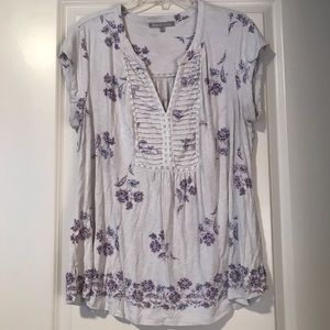 Paisley purple blouse